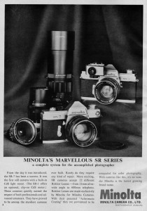 Minolta SR-1 & SR-7 35 mm SLRs