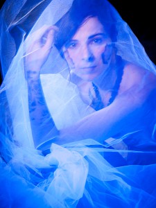 Portrait - Black Light and Tulle