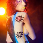 UV Photography with Ruby Astell, Body Painting by Meg's War Paint