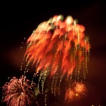 Fireworks with Focus Blur